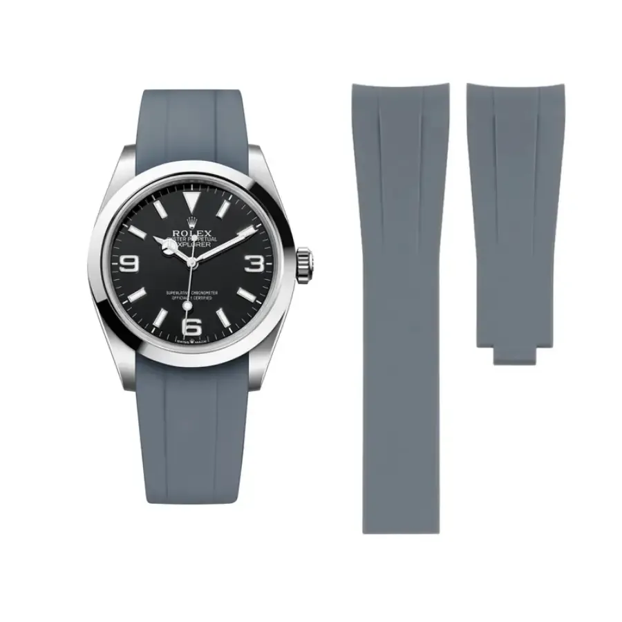 Rolex – Explorer I – Rubber Strap – Grey
