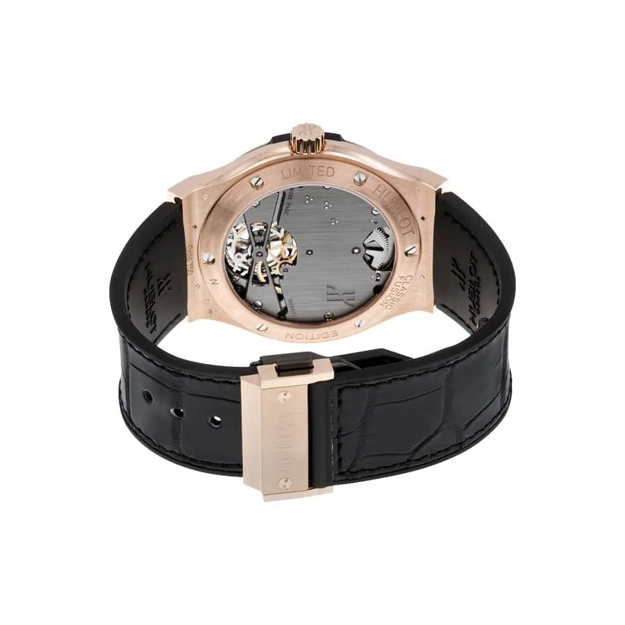 Hublot Big Bang Unico Tourbillon 505.OX.1180.LR “All Black” Deluxe Replica Edition — detail 3
