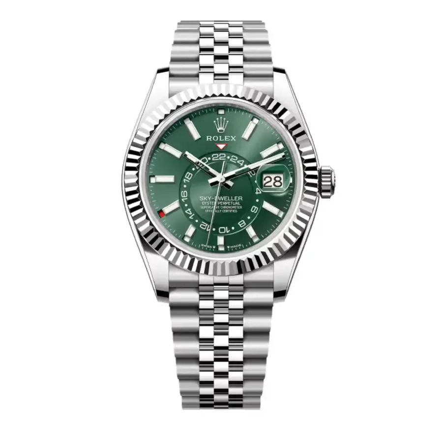 Rolex Sky-Dweller 336934 “Steel, Green Jubilee” Super Clone