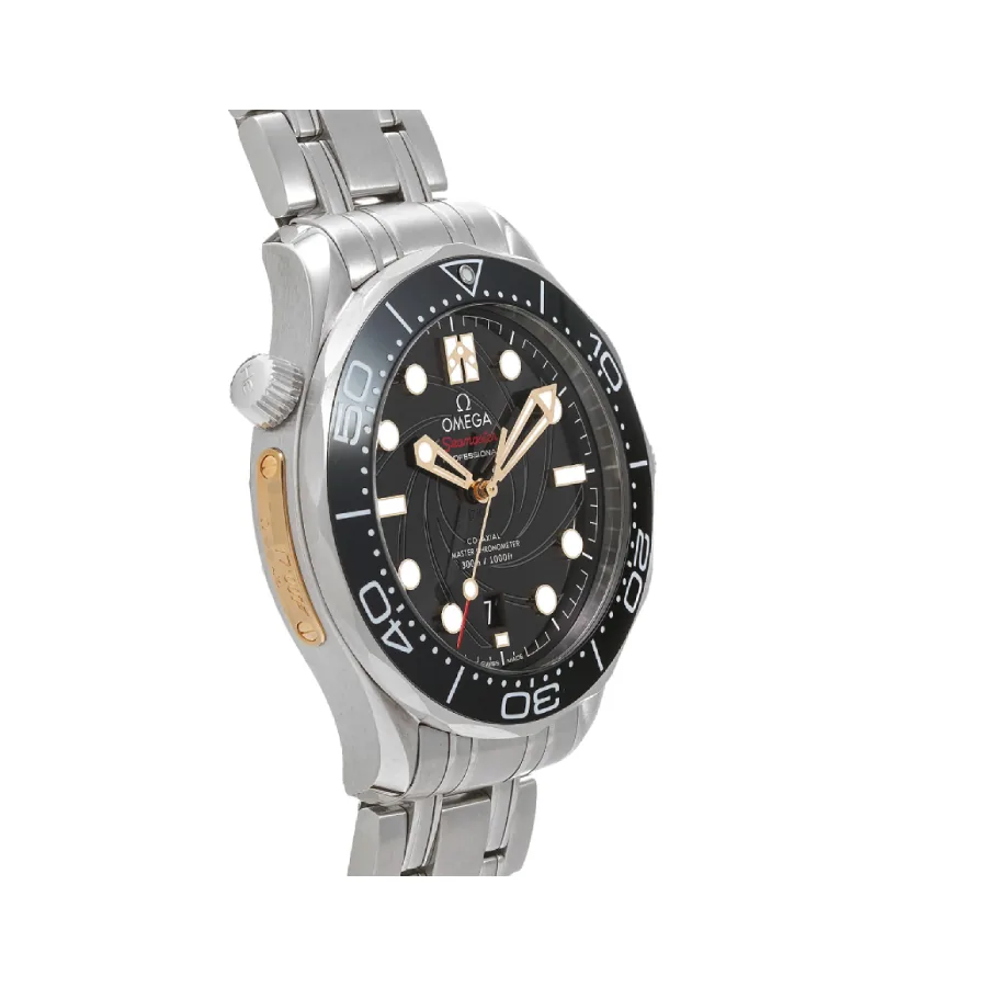 Omega Seamaster 210.22.42.20.01.001 “Two-Tone Black Dial” Perfect Duplicate Edition — detail 3