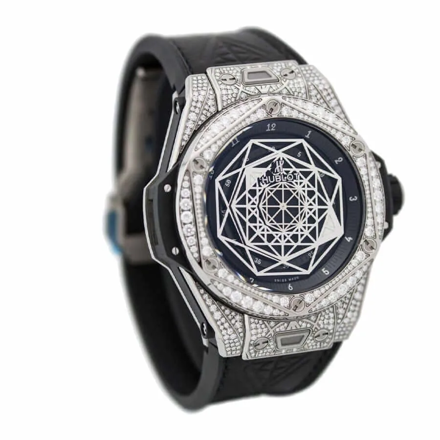 Hublot Big Bang “Iced Out” Diamond 415.NX.1112.VR.1704.MXM17 Masterpiece Clone — detail 2