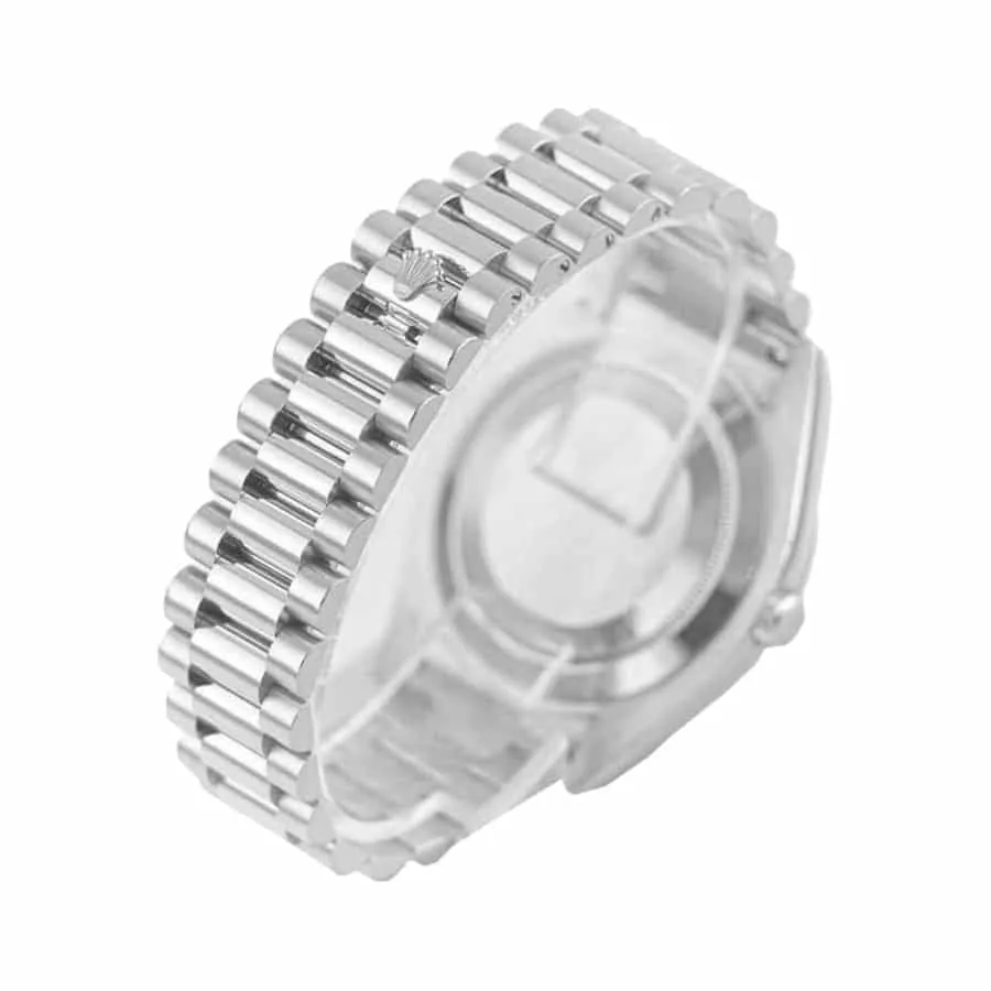 Rolex Day-Date 228396TBR “Ice Blue Baguette” Pro Clone 1:1 — detail 4