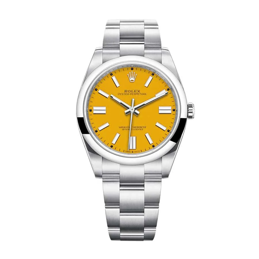 Rolex Oyster Perpetual 124300 “Orange Dial” Deluxe Clone 1:1