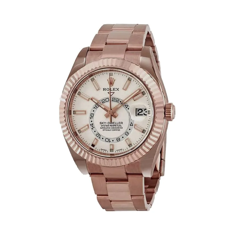 Rolex Sky-Dweller 326935 “Everose Gold” Swiss Super Clone — detail 2