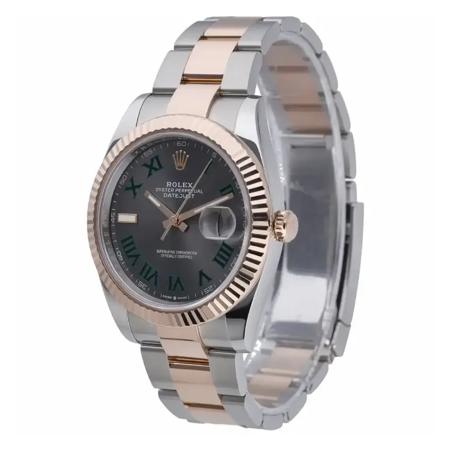Rolex Datejust 126331 “Wimbledon Oyster” Precision Duplicate 1:1 — detail 2