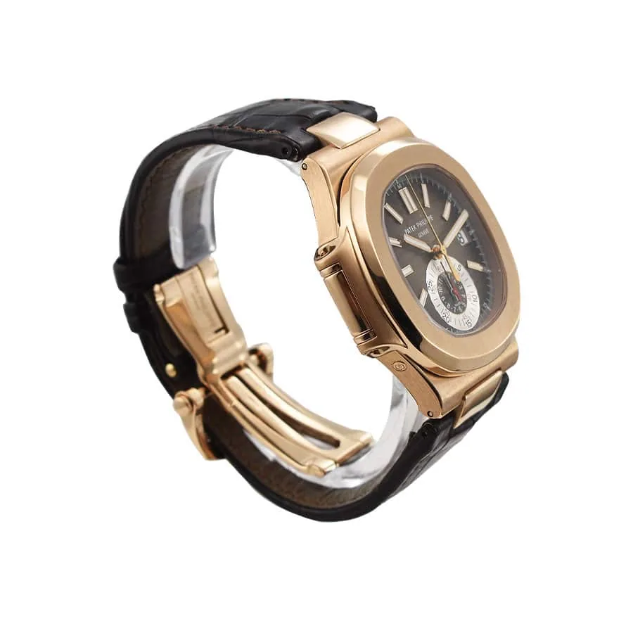 Patek Philippe Nautilus Chronograph Flyback 5980R-001 “Rose Gold” Premium Super Clone — detail 3