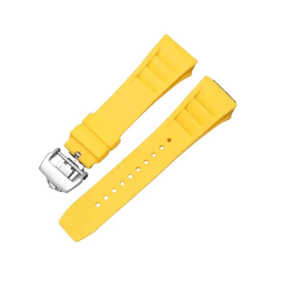 Richard Mille – 011-035-050-052-057-065 – Rubber Strap – Yellow