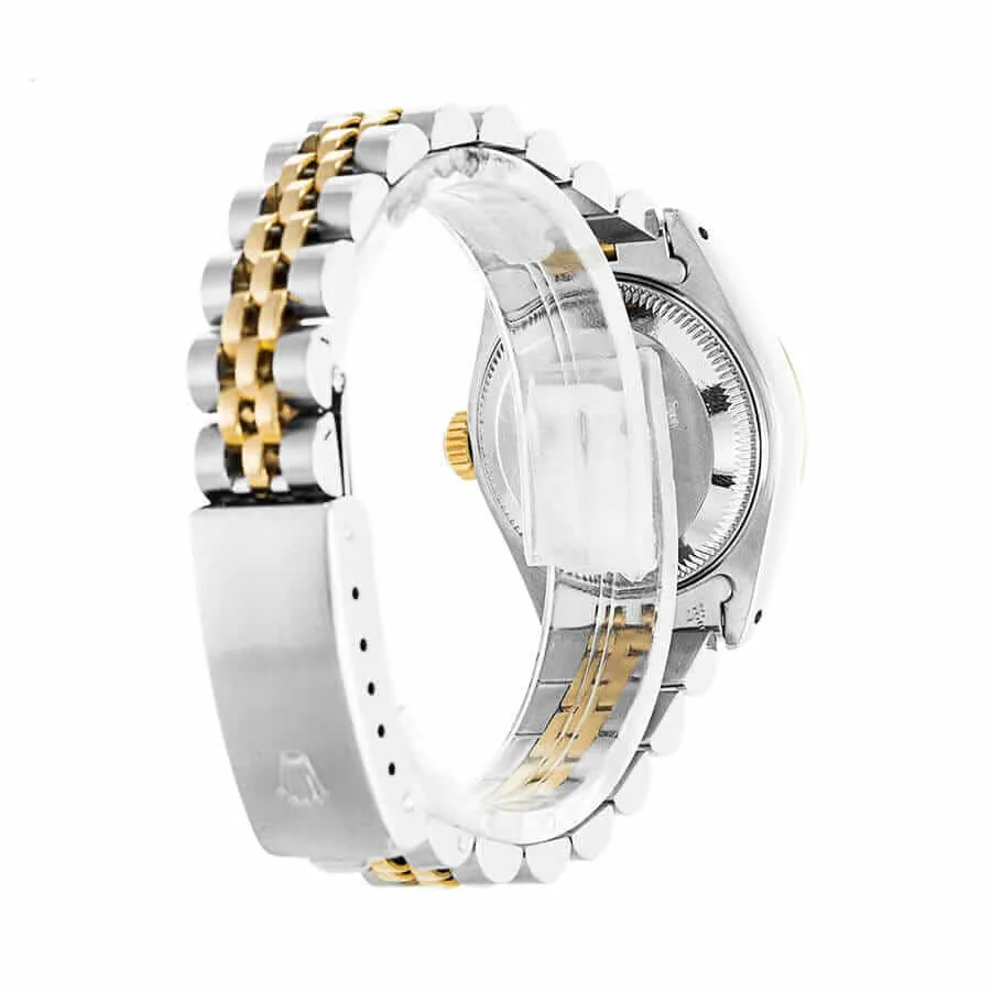 Rolex Datejust 69173 Lady Diamond Black Dial Premium Replica 1:1 — detail 3