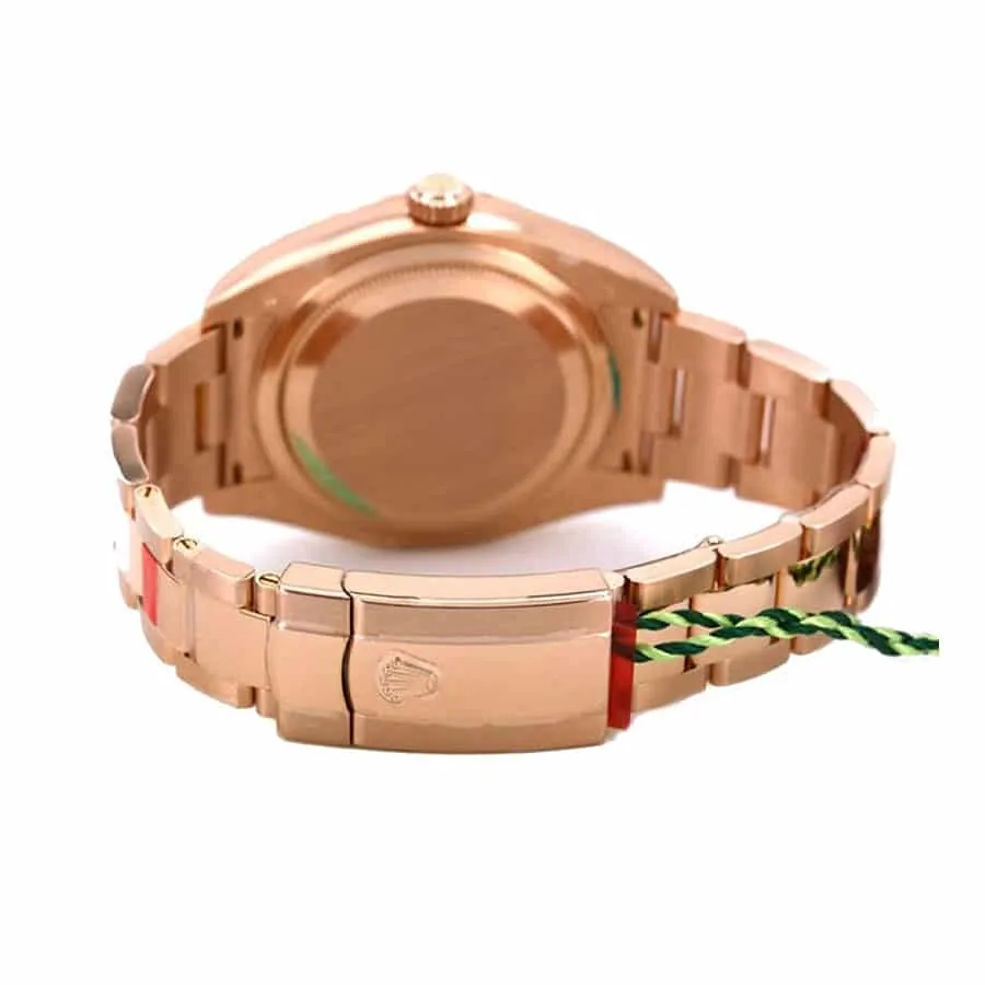 Rolex Sky-Dweller 326935 “Rose Gold Chocolate Dial” Authentic Super Replica — detail 4