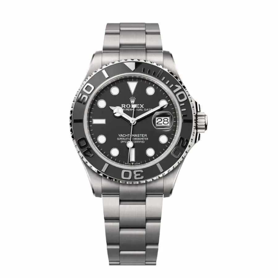 Rolex Yacht-Master Titanium 226627 “White Gold Black Dial” Exclusive Clone 1:1