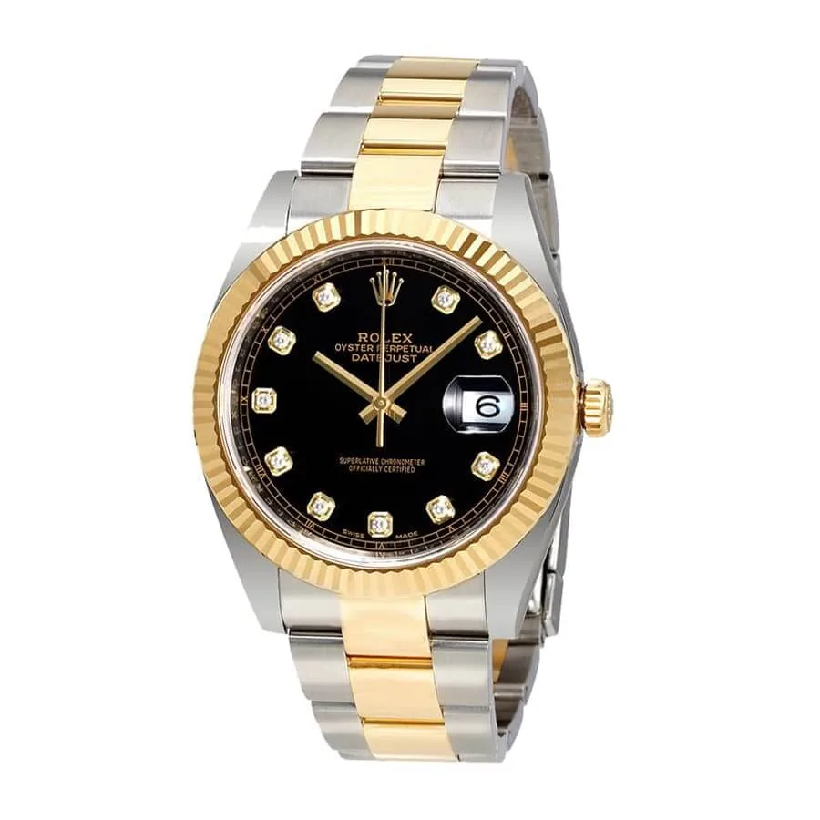 Rolex Datejust 126333-0005 Black Dial Signature Replica 1:1 — detail 2