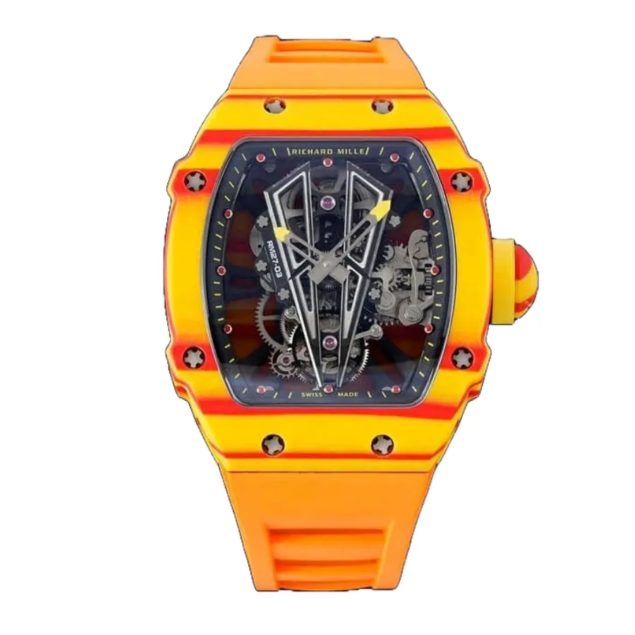 Richard Mille RM 27-03 Tourbillon “Rafael Nadal” Yellow Perfect Duplicate 1:1