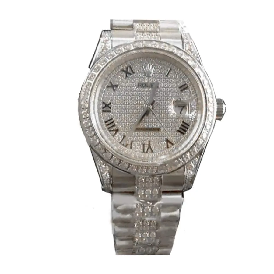 Rolex Yacht-Master 116622 “Iced Out” Authentic Super Replica