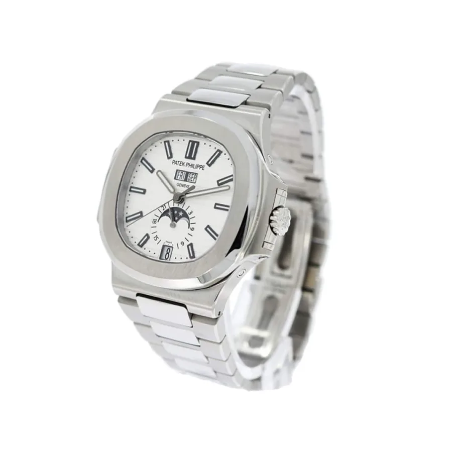 Patek Philippe Nautilus Annual Calendar 5726 “White Dial” Super Accurate Clone — detail 2