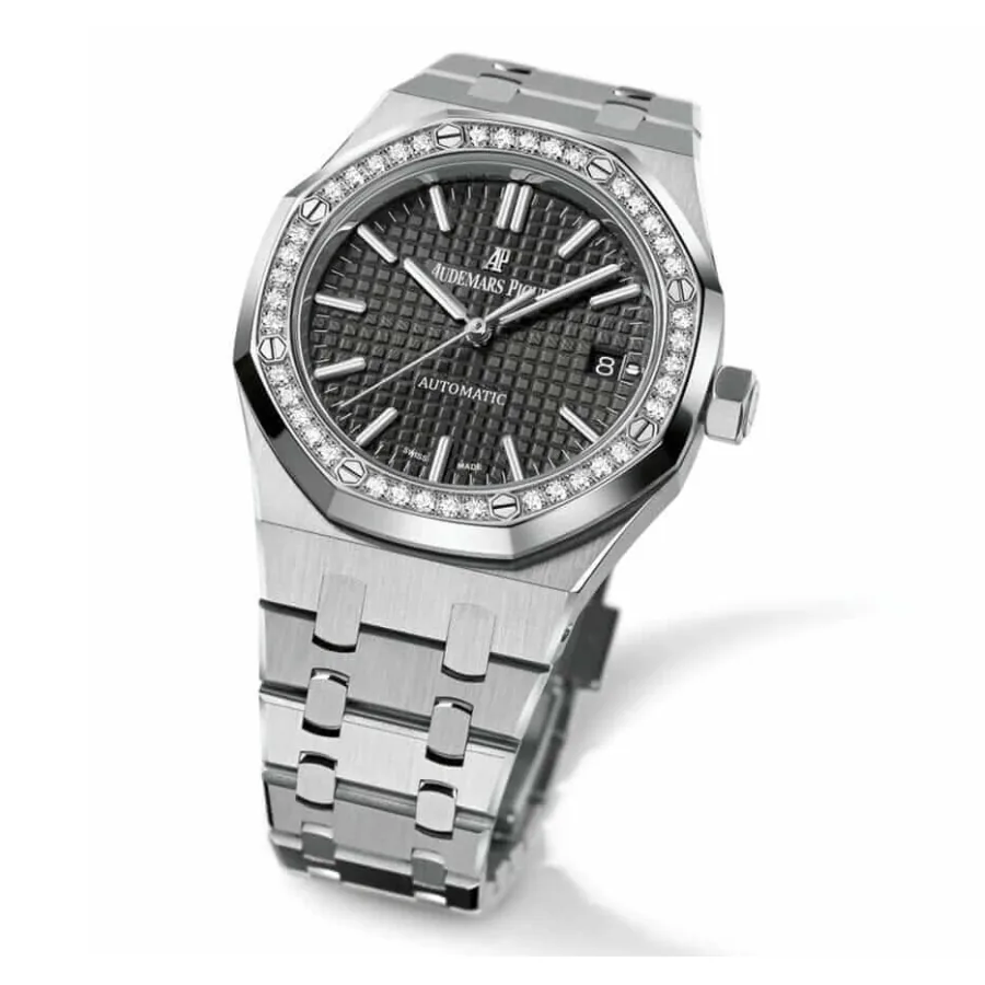Audemars Piguet Royal Oak 15451ST “Diamond Bezel Silver Dial” Ultra Fine Replica — detail 2