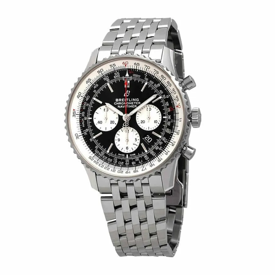 Breitling Navitimer B01 Chronograph AB0121211B1A1 “Black Dial” Premium Duplicate Edition — detail 2
