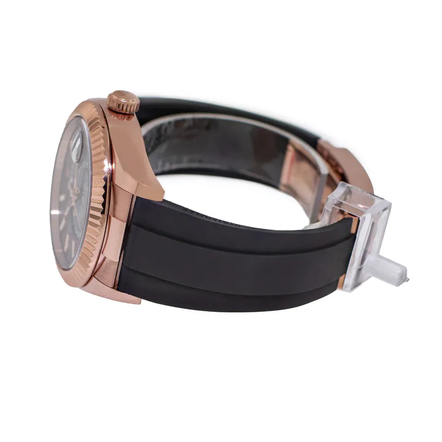 Rolex Sky-Dweller 326935 “Everose Rhodium Oysterflex” First-Class Clone — detail 3