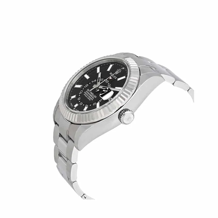 Rolex Sky-Dweller 326934 Black Dial Timepiece Ultra Fine Replica — detail 3