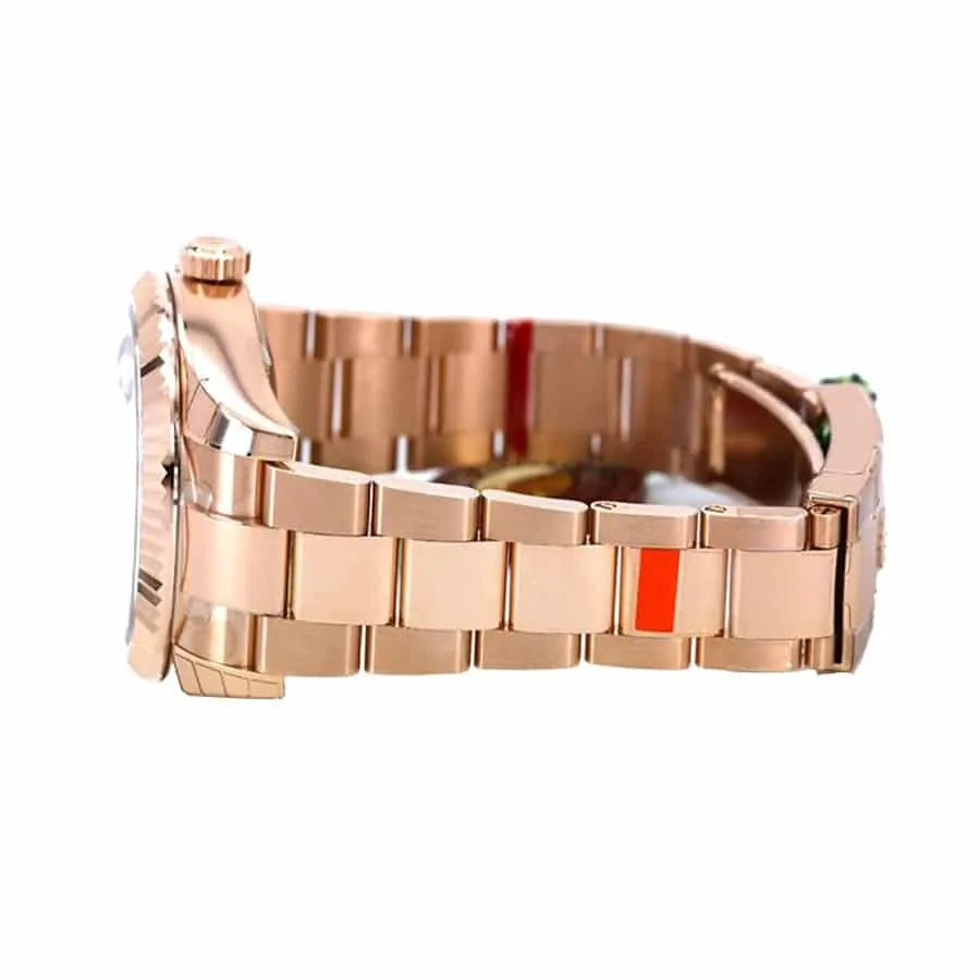 Rolex Sky-Dweller 326935 “Rose Gold Chocolate Dial” Authentic Super Replica — detail 3