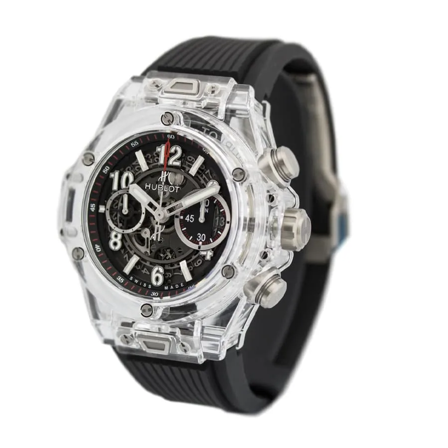 Hublot Big Bang Unico “Sapphire Case” 411.JX.1170.RX Precision Duplicate 1:1 — detail 2