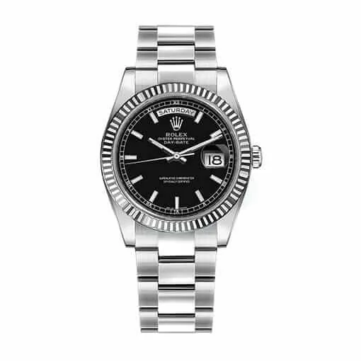 Rolex Day-Date 228238 “Yellow Gold Fluted Bezel” Detailed Replica