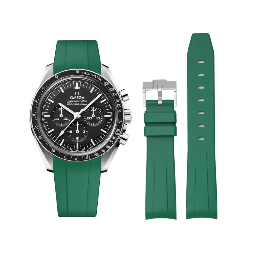 Omega – Speedmaster – Rubber Strap – Green