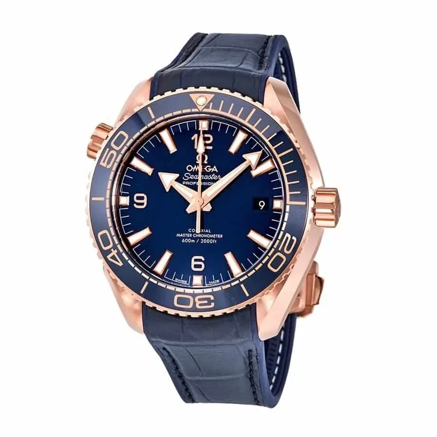 Omega Seamaster Planet Ocean Steel 215.63.44.21.03.001 Premium Replica 1:1 — detail 2
