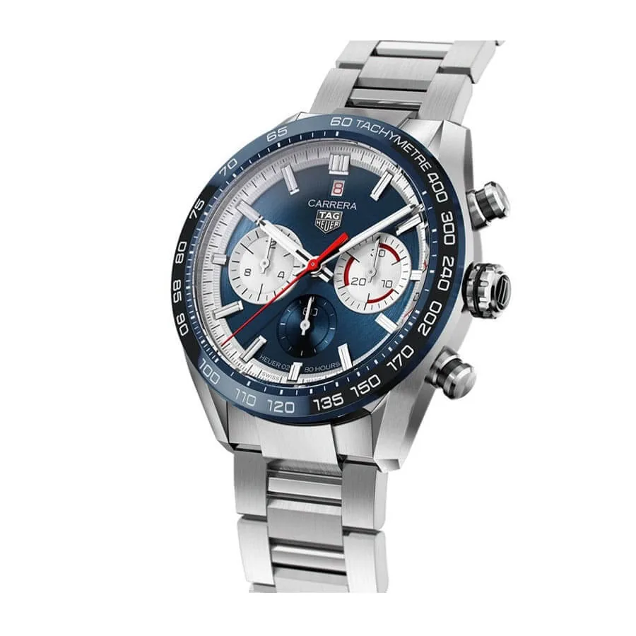 TAG Heuer Carrera Chronograph CBG2016.BA0616 “Blue Dial” High-End Clone Quality — detail 2