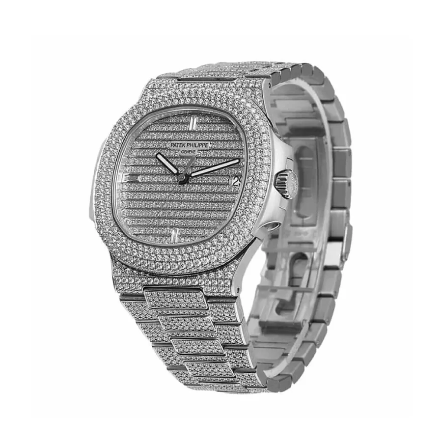Patek Philippe Nautilus 5719/10G-010 “Diamond” Swiss Super Clone — detail 2