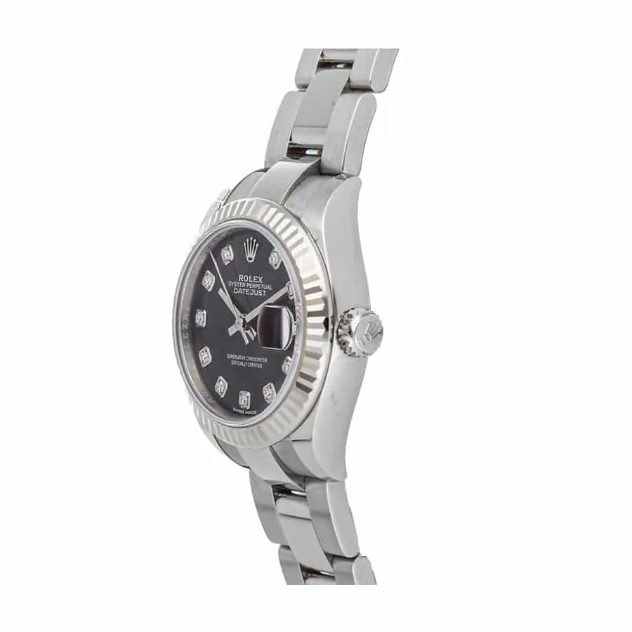 Rolex Lady-Datejust 279174 White Gold Fluted Bezel Precision Replica Edition — detail 2