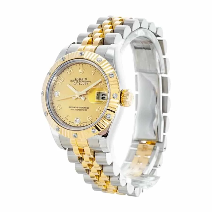 Rolex Datejust 179313 “Yellow Gold Dial” Premium Copy 1:1 — detail 2