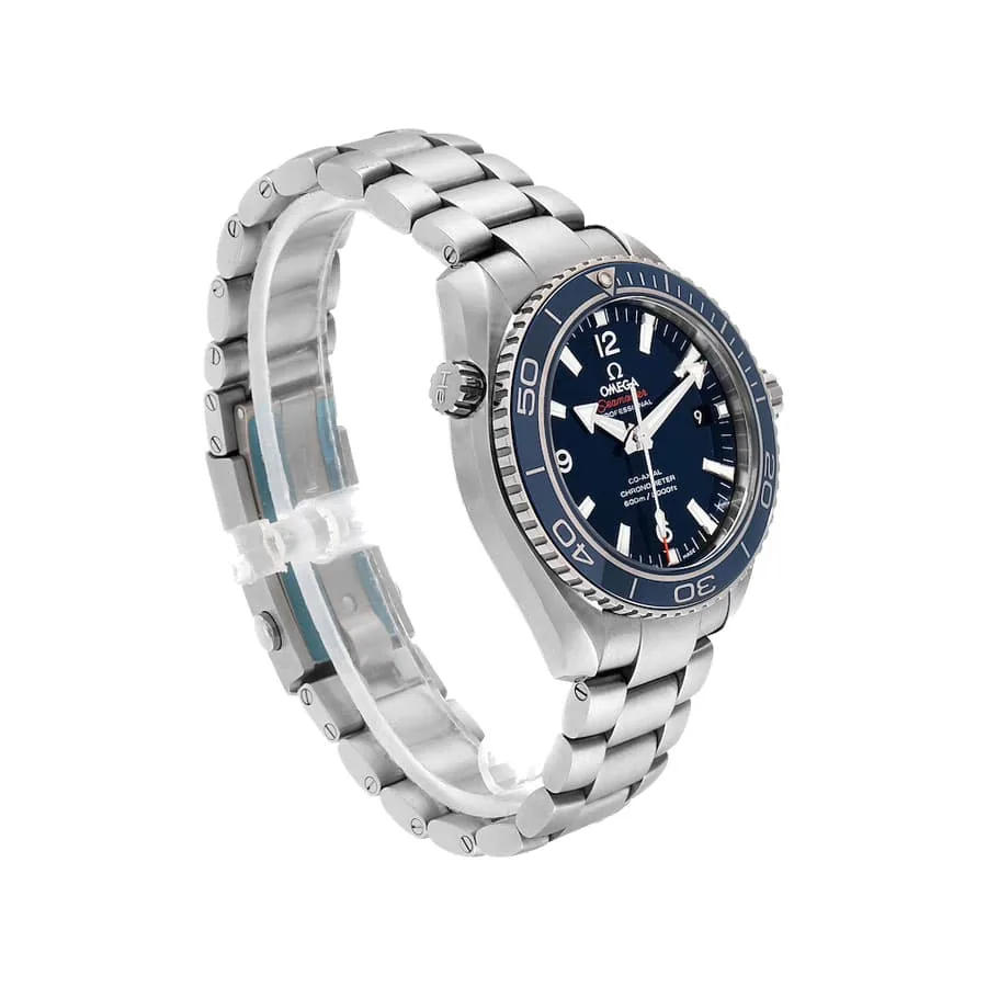 Omega Seamaster Planet Ocean 232.90.42.21.03.001 Blue Dial Near Original Replica — detail 3