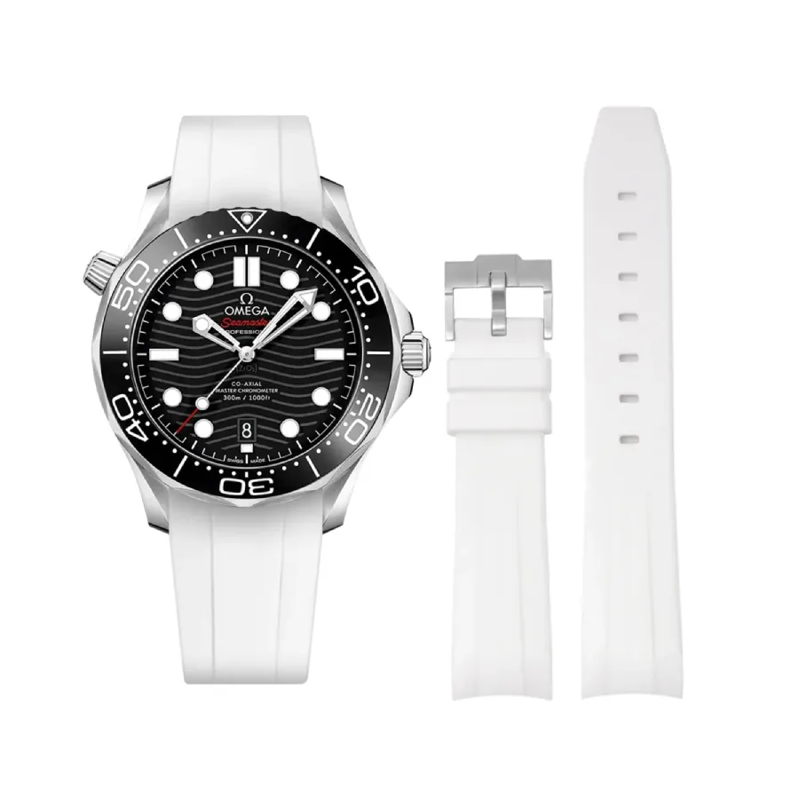 Omega – Seamaster – Rubber Strap – White