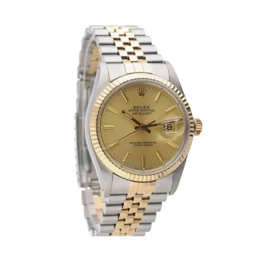 Rolex Datejust 126333 “Yellow Rolesor” Collector’s Replica — detail 2