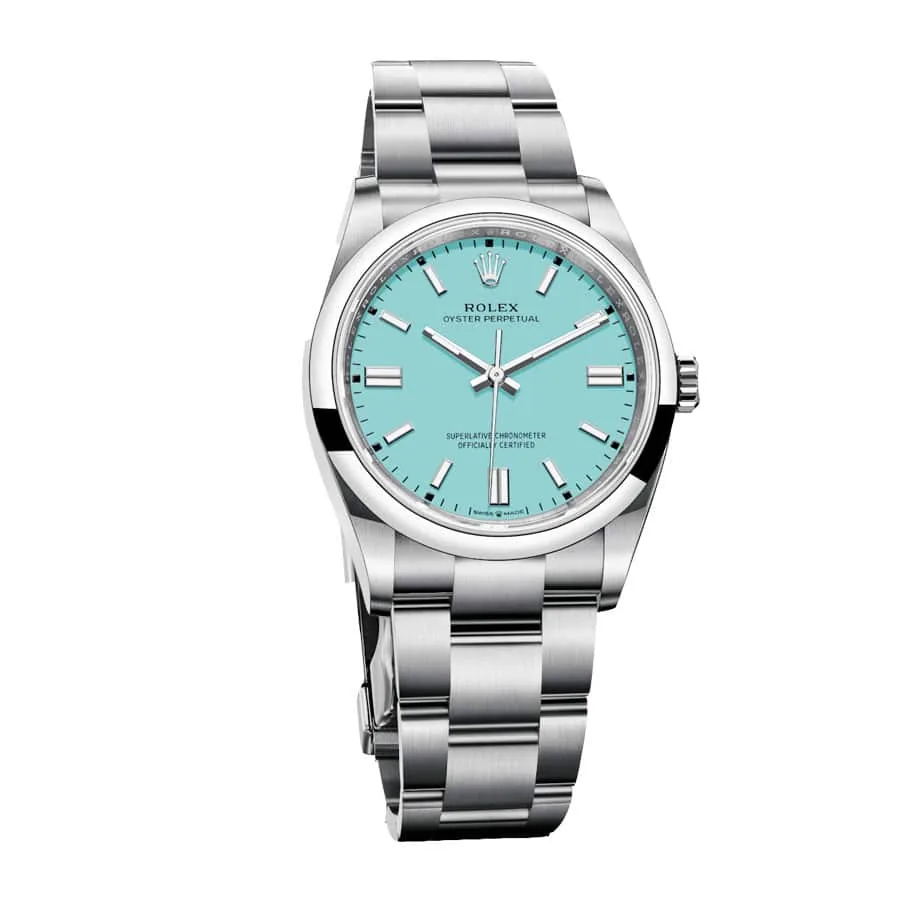 Rolex Datejust 126000 Oyster Perpetual “Turquoise Blue Dial” First-Class Replica — detail 2