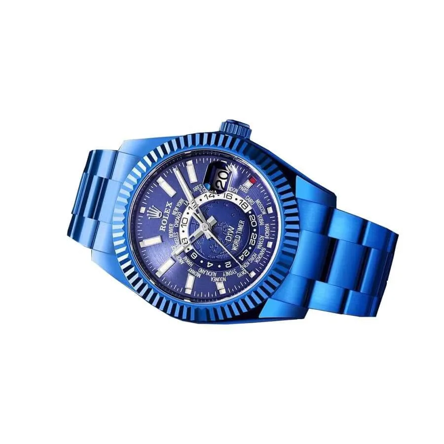 Rolex Sky-Dweller 326934 “Blue Dial DLC” Superior Copy 1:1 — detail 3