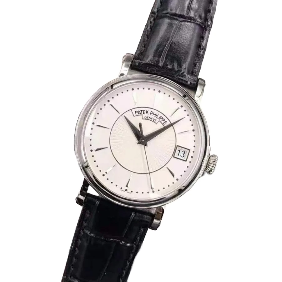Patek Philippe Calatrava 5153G-010 “White Gold Officer’s Case” Authentic Clone 1:1 — detail 2
