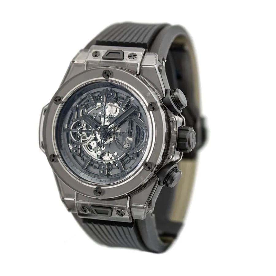 Hublot Big Bang Unico Sapphire All Black 411.JB.4901.RT Replica — detail 2