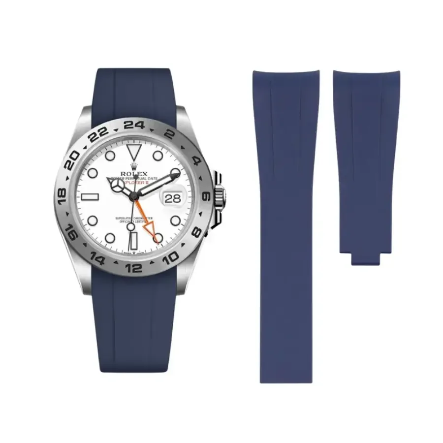 Rolex – Explorer II – Rubber Strap – Blue
