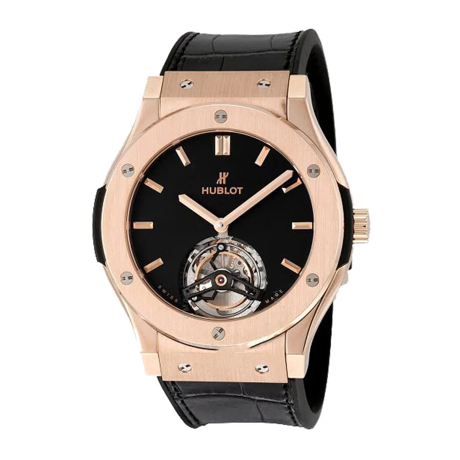 Hublot Big Bang Unico Tourbillon 505.OX.1180.LR “All Black” Deluxe Replica Edition — detail 2