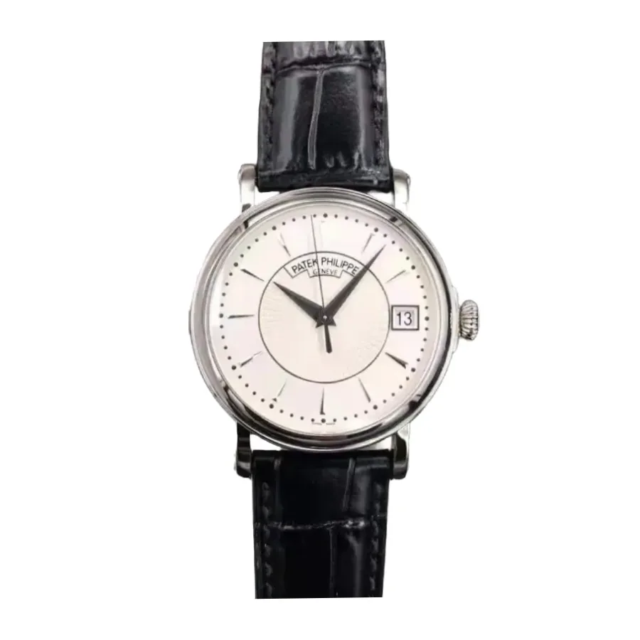 Patek Philippe Calatrava 5153G-010 “White Gold Officer’s Case” Authentic Clone 1:1