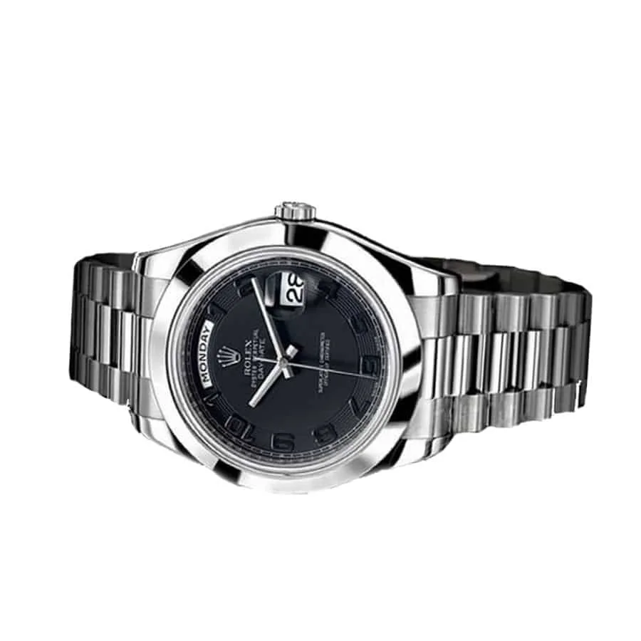 Rolex Day-Date 218206 “Black Dial” Supreme Replica Edition — detail 3