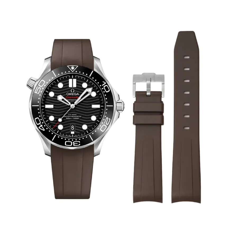 Omega – Seamaster – Rubber Strap – Brown