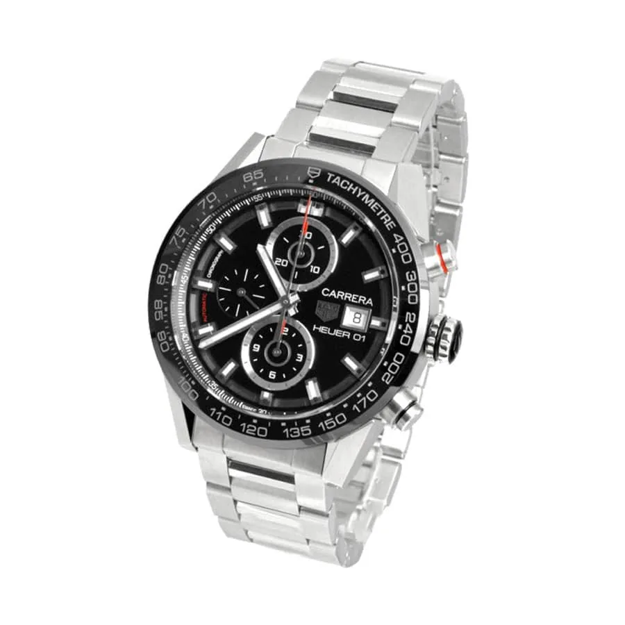 TAG Heuer Carrera Chronograph CBN2A1A.BA0643 “Black Dial” Top Grade Replica — detail 2