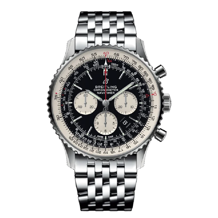Breitling Navitimer B01 Chronograph AB0121211B1A1 “Black Dial” Premium Duplicate Edition