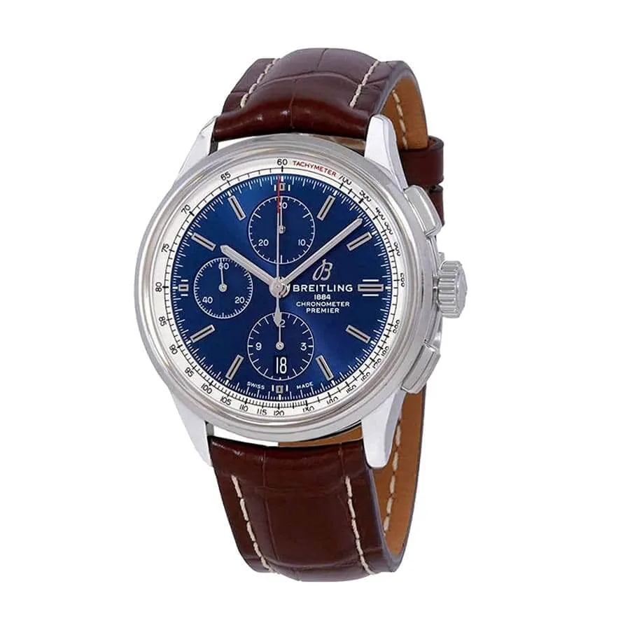 Breitling Premier B01 Chronograph A13315351C1P2 “Blue Dial” Masterpiece Replica — detail 2