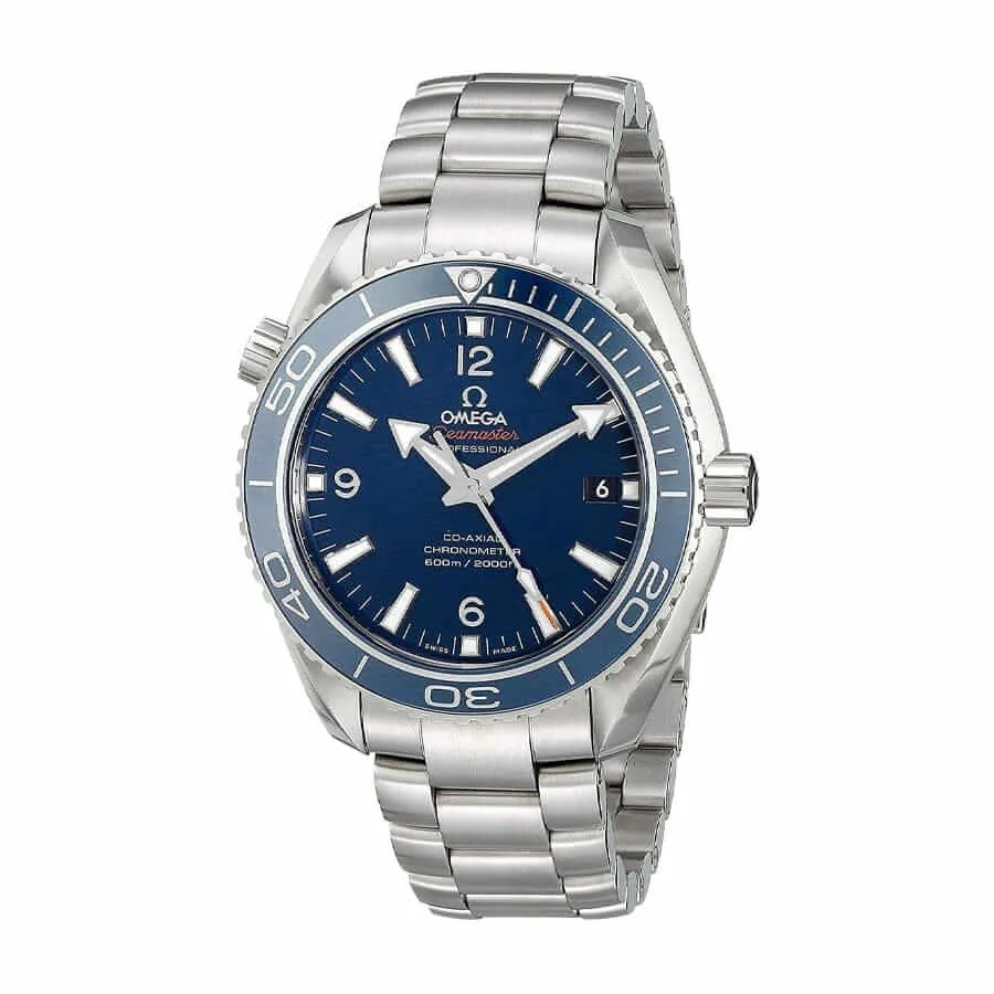 Omega Seamaster Planet Ocean 232.90.42.21.03.001 Blue Dial Near Original Replica — detail 2