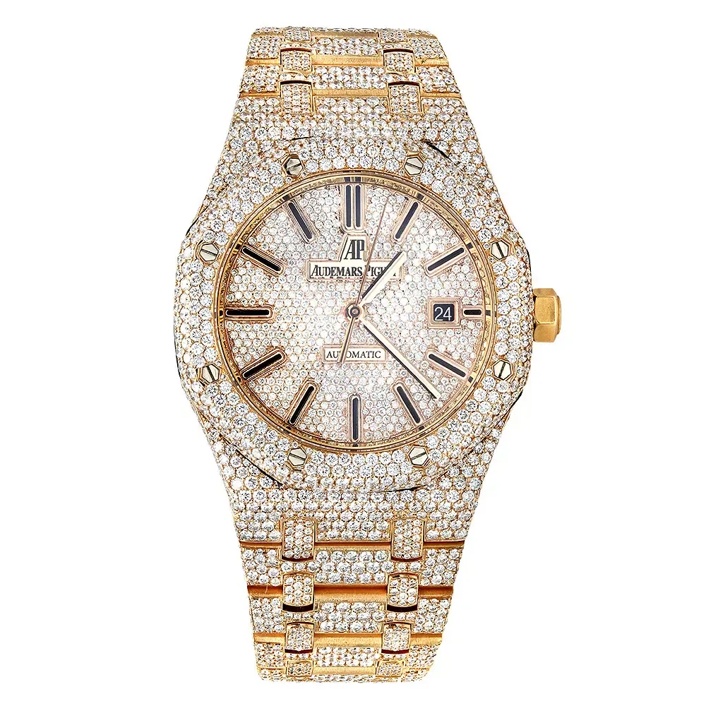 Audemars Piguet Royal Oak Chronograph 26331BA “Iced Out Gold” Ultra Fine Replica