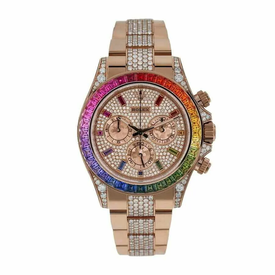 Rolex Daytona “Rainbow” 116520-0016 Superior Replica — detail 5