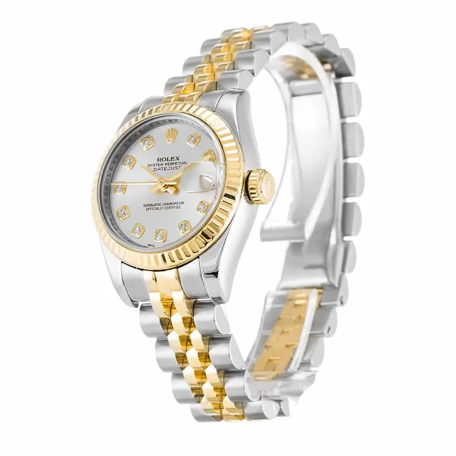 Rolex Datejust 179173 “Yellow Gold & Diamond” Ultra Realistic Replica — detail 2